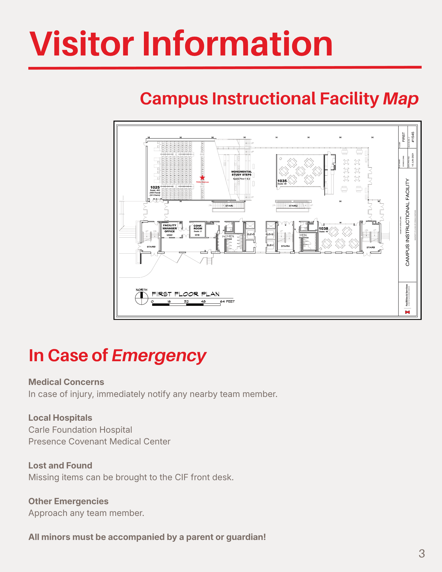 TEDxUIUC event brochure page 3