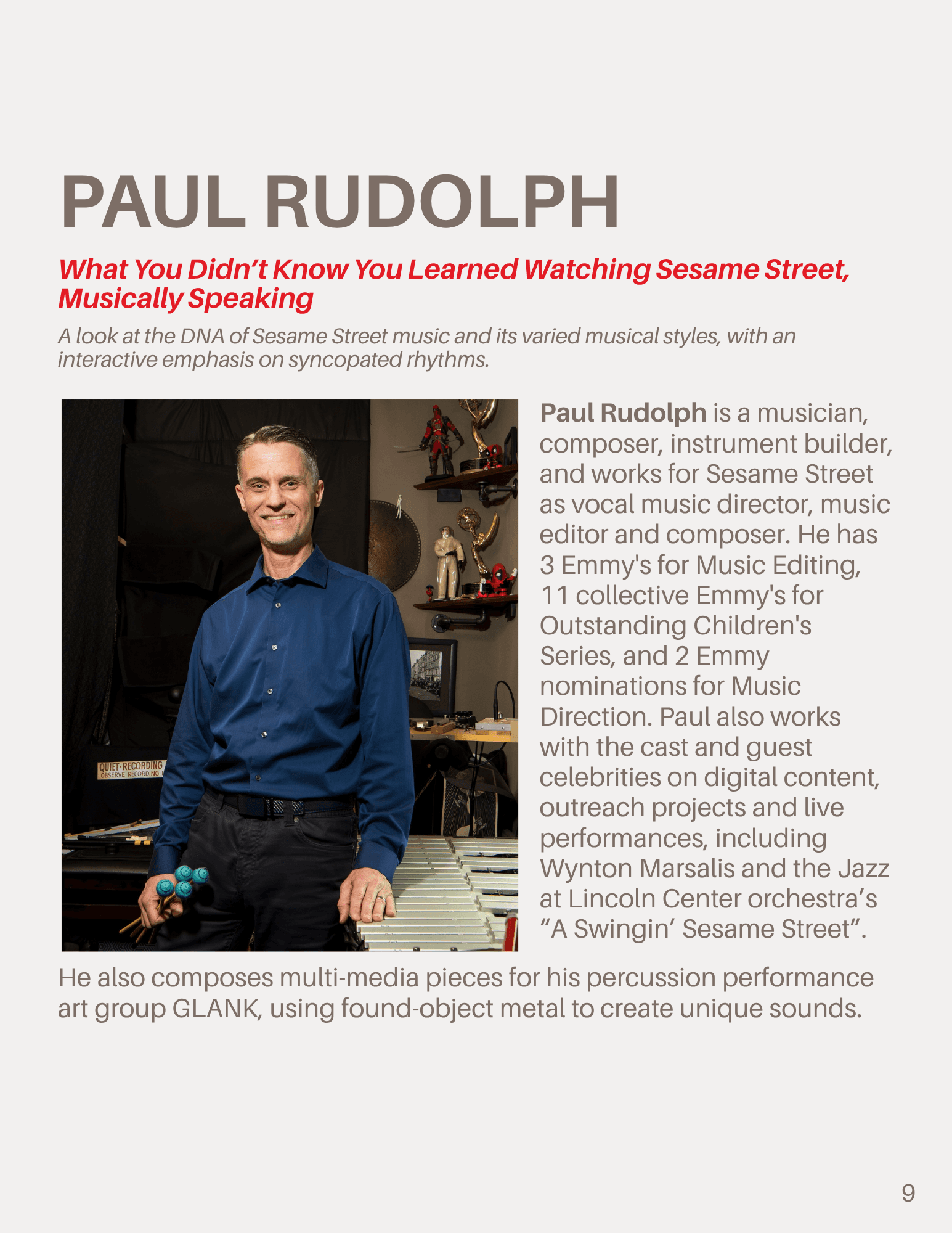 TEDxUIUC event brochure page 9